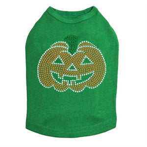 Jack O'Lantern Rhinestone Tank Top - Many Colors - Posh Puppy Boutique