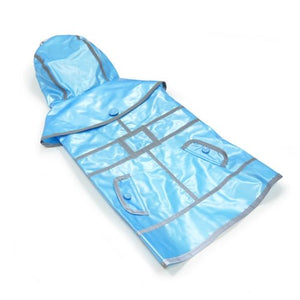 Jelly Raincoat - Blue - Posh Puppy Boutique