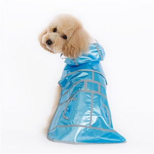 Jelly Raincoat - Blue - Posh Puppy Boutique