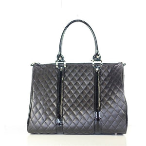 JL Duffel Carrier - Black Quilted Luxe - Posh Puppy Boutique