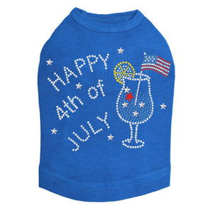 July 4th Cocktail Rhinestone Tank - Many Colors - Posh Puppy Boutique