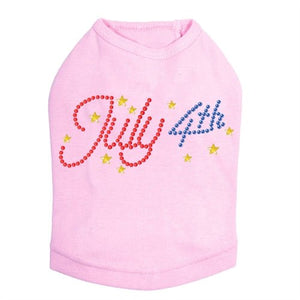 July 4th Rhinestone Tank - Many Colors - Posh Puppy Boutique