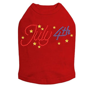 July 4th Rhinestone Tank - Many Colors - Posh Puppy Boutique