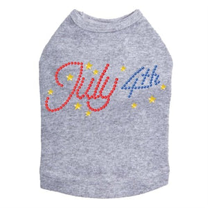 July 4th Rhinestone Tank - Many Colors - Posh Puppy Boutique