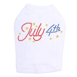 July 4th Rhinestone Tank - Many Colors - Posh Puppy Boutique