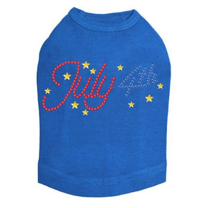 July 4th Rhinestone Tank - Many Colors - Posh Puppy Boutique