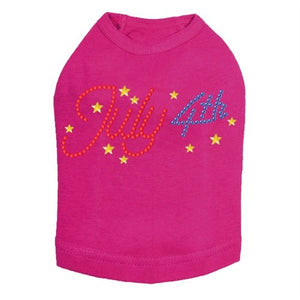 July 4th Rhinestone Tank - Many Colors - Posh Puppy Boutique