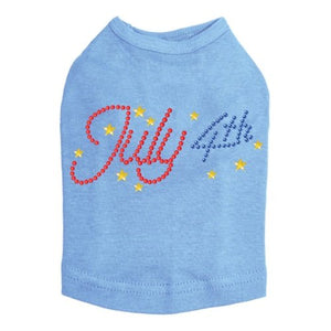 July 4th Rhinestone Tank - Many Colors - Posh Puppy Boutique