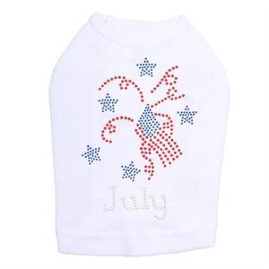 July Rhinestone Tank - Many Colors - Posh Puppy Boutique