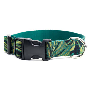 Jungle Voile Dog Collar With Matching Leashes - Posh Puppy Boutique