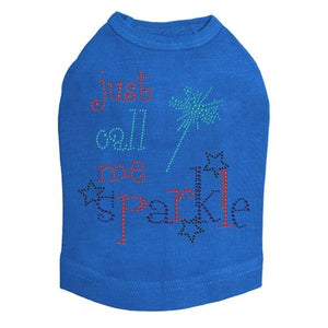 Just Call Me Sparkle Tank - Many Colors - Posh Puppy Boutique