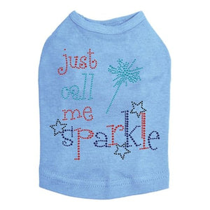 Just Call Me Sparkle Tank - Many Colors - Posh Puppy Boutique