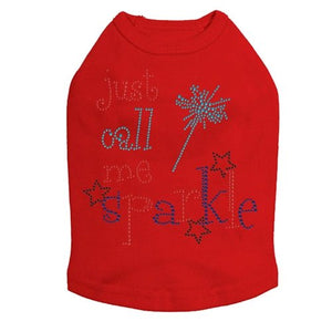 Just Call Me Sparkle Tank - Many Colors - Posh Puppy Boutique