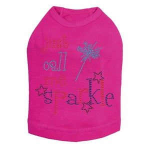 Just Call Me Sparkle Tank - Many Colors - Posh Puppy Boutique