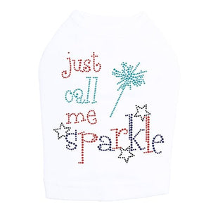 Just Call Me Sparkle Tank - Many Colors - Posh Puppy Boutique