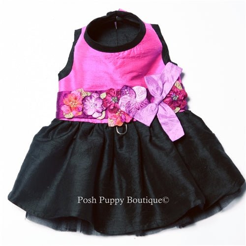 Kaitlyn Silk Dog Harness Dress