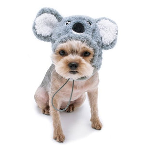 Koala Hat in Gray - Posh Puppy Boutique