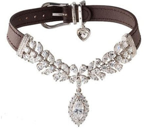 La Jeune Tulipe Diamond Dog Pet Collar - EXCLUSIVE TO POSH PUPPY BOUTIQUE - Posh Puppy Boutique