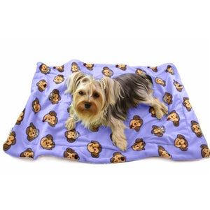 Lavender Silly Monkey Ultra - Plush Blanket - Posh Puppy Boutique