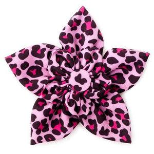 Leopard Pink Flower Slider - Posh Puppy Boutique