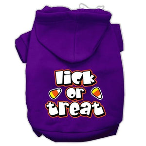 Lick Or Treat Screen Print Hoodie - Many Colors - Posh Puppy Boutique