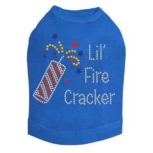 Lil' Firecracker Rhinestone Tank - Many Colors - Posh Puppy Boutique