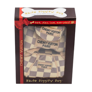 Limited Edition Checker Chewy Vuiton Gift Box Set - Posh Puppy Boutique