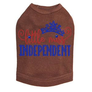 Little Miss Independent Dog Tank - Many Colors - Posh Puppy Boutique