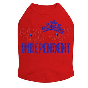 Little Miss Independent Dog Tank - Many Colors - Posh Puppy Boutique