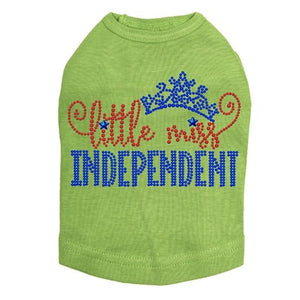 Little Miss Independent Dog Tank - Many Colors - Posh Puppy Boutique