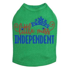 Little Miss Independent Dog Tank - Many Colors - Posh Puppy Boutique