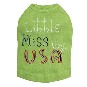 Little Miss USA Dog Tank - Many Colors - Posh Puppy Boutique