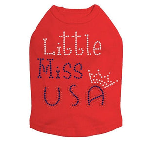 Little Miss USA Dog Tank - Many Colors - Posh Puppy Boutique