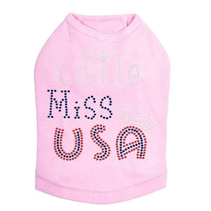 Little Miss USA Dog Tank - Many Colors - Posh Puppy Boutique