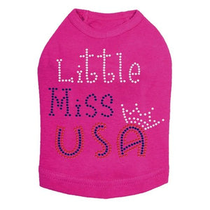 Little Miss USA Dog Tank - Many Colors - Posh Puppy Boutique