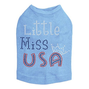 Little Miss USA Dog Tank - Many Colors - Posh Puppy Boutique