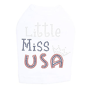 Little Miss USA Dog Tank - Many Colors - Posh Puppy Boutique