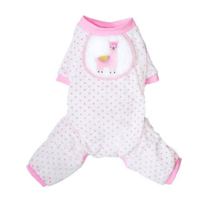 Llama Pajama in Pink - Posh Puppy Boutique