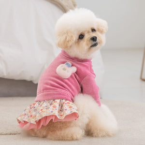 Lomasi Sweater Dress in Dark Pink - Posh Puppy Boutique