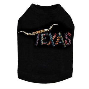 Longhorn Texas Rhinestuds Tank - Many Colors - Posh Puppy Boutique