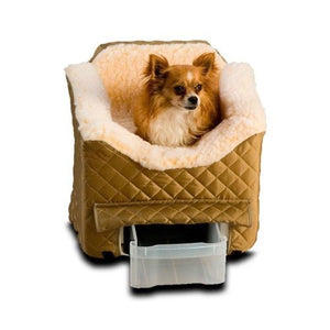 Lookout II Dog Car Seat With Storage Tray in Many Colors - Posh Puppy Boutique