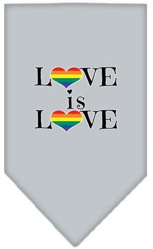 Love is Love Screen Print Bandana in Many Colors - Posh Puppy Boutique