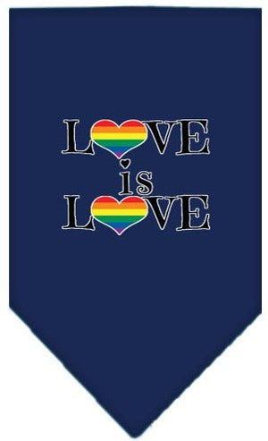 Love is Love Screen Print Bandana in Many Colors - Posh Puppy Boutique