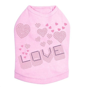 Love Pink & Purple Dog Tank - Many Colors - Posh Puppy Boutique