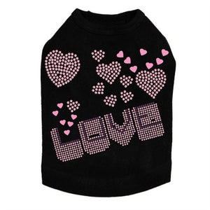 Love Pink & Purple Dog Tank - Many Colors - Posh Puppy Boutique