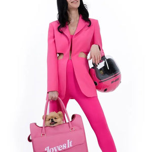 Loves It Pink Dog Carrier - Posh Puppy Boutique