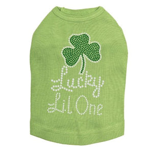 Lucky Lil One Rhinestone Dog Tank - Many Colors - Posh Puppy Boutique