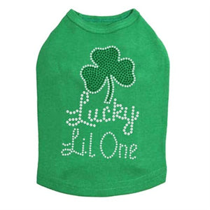 Lucky Lil One Rhinestone Dog Tank - Many Colors - Posh Puppy Boutique