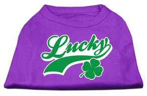 Lucky Swoosh Screen Print Shirt - Posh Puppy Boutique