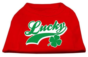 Lucky Swoosh Screen Print Shirt - Posh Puppy Boutique